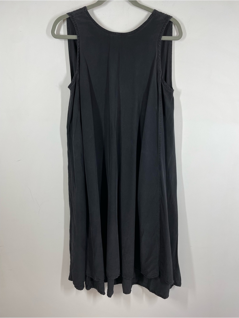 Elizabeth Suzann Silk Sleeveless Dress Gray Minimalist Quiet Luxury Small - Picture 8 of 13